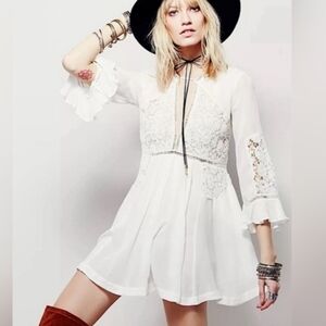 Free People Wildest Dreams Lace Tunic - Women's Size Small